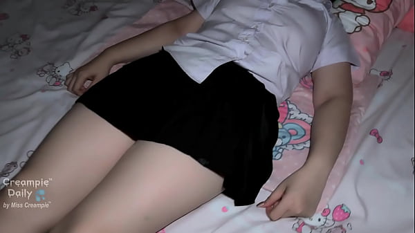 หนังโป๊ไทย นักศึกษาสาวโดดเรียนมาแตกในกับผัวในหอพัก