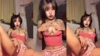 คลิปหลุดไทย สาวสักลายวัยรุ่นหน้าสวยหุ่นเด็ด มาโชว์หีหน้ากล้องเอาไข่สั่นแหย่เม็ดแตดแล้วรัวนิ้วเขี่ยหีเสียวๆจนร้องครางฟินๆเห็นน่าจับเย็ดสุดๆ