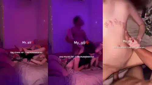คลิปหลุด Onlyfans my_babe666 น้องจีจี้ พาเพื่อนมาเล่นเสียวกันเองที่ห้อง ผลัดกันเลียหีบนเตียง ซดน้ำหีฟิน ๆ ก่อนจะให้ชายเดี่ยวเข้ามาแจมด้วย จับเย็ดสดทั้งคู่ ครางเสียวลั่นห้อง เสียวจริงๆ
